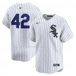 Maglia Baseball Uomo Chicago White Sox 2024 Jackie Robinson Day Home Limited Bianco