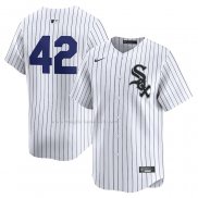 Maglia Baseball Uomo Chicago White Sox 2024 Jackie Robinson Day Home Limited Bianco