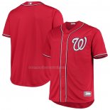 Maglia Baseball Uomo Washington Nationals Big & Tall Alternato Replica Rosso