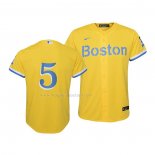 Maglia Baseball Bambino Boston Red Sox Enrique Hernandez 2021 City Connect Replica Oro