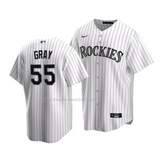 Maglia Baseball Bambino Colorado Rockies Jon Grigio Replica Home 2020 Bianco