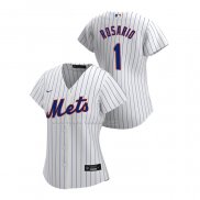 Maglia Baseball Donna New York Mets Amed Rosario Replica Home 2020 Bianco