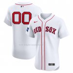 Maglia Baseball Uomo Boston Red Sox Elite Home Personalizzate Bianco