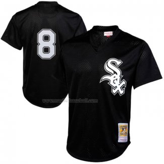Maglia Baseball Uomo Chicago White Sox Bo Jackson Mitchell & Ness 1993 Autentico Cooperstown Collection Batting Practice Nero
