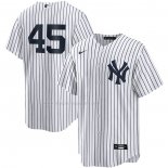 Maglia Baseball Uomo New York Yankees Gerrit Cole Home Replica Bianco