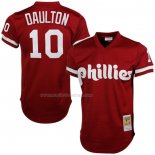 Maglia Baseball Uomo Philadelphia Phillies Darren Daulton Mitchell & Ness Cooperstown Mesh Batting Practice Rosso