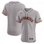 Maglia Baseball Uomo San Francisco Giants Road Vapor Premier Elite Patch Grigio