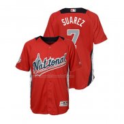 Maglia Baseball Bambino All Star 2018 Eugenio Suarez Home Run Derby National League Rosso