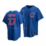 Maglia Baseball Bambino Chicago Cubs Kris Bryant Replica Alternato 2020 Blu