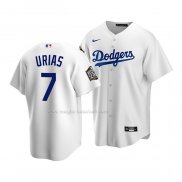 Maglia Baseball Bambino Los Angeles Dodgers Julio Urias Home Replica 2020 Bianco