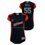 Maglia Baseball Donna All Star 2019 Pittsburgh Pirates Josh Bell Workout National League Blu