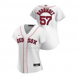Maglia Baseball Donna Boston Red Sox Eduardo Rodriguez Replica Home 2020 Bianco