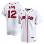 Maglia Baseball Uomo Boston Red Sox Connor Wong Home Limited Bianco