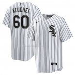 Maglia Baseball Uomo Chicago White Sox Dallas Keuchel Home Replica Player Nero Bianco