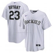 Maglia Baseball Uomo Colorado Rockies Kris Bryant Replica Viola Bianco