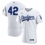 Maglia Baseball Uomo Los Angeles Dodgers 2023 Jackie Robinson Day Autentico Bianco