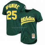 Maglia Baseball Uomo Oakland Athletics Mark Mcgwire Mitchell & Ness 1997 Cooperstown Collection Autentico Verde