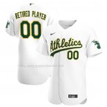 Maglia Baseball Uomo Oakland Athletics Pick a Player Retired Roster Home Autentico Bianco