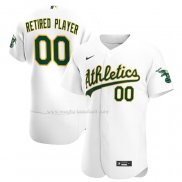 Maglia Baseball Uomo Oakland Athletics Pick a Player Retired Roster Home Autentico Bianco