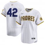 Maglia Baseball Uomo San Diego Padres 2024 Jackie Robinson Day Home Limited Bianco