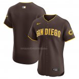 Maglia Baseball Uomo San Diego Padres Road Vapor Premier Elite Marrone