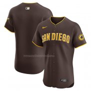 Maglia Baseball Uomo San Diego Padres Road Vapor Premier Elite Marrone