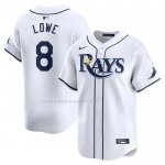 Maglia Baseball Uomo Tampa Bay Rays Brandon Lowe Home Limited Bianco